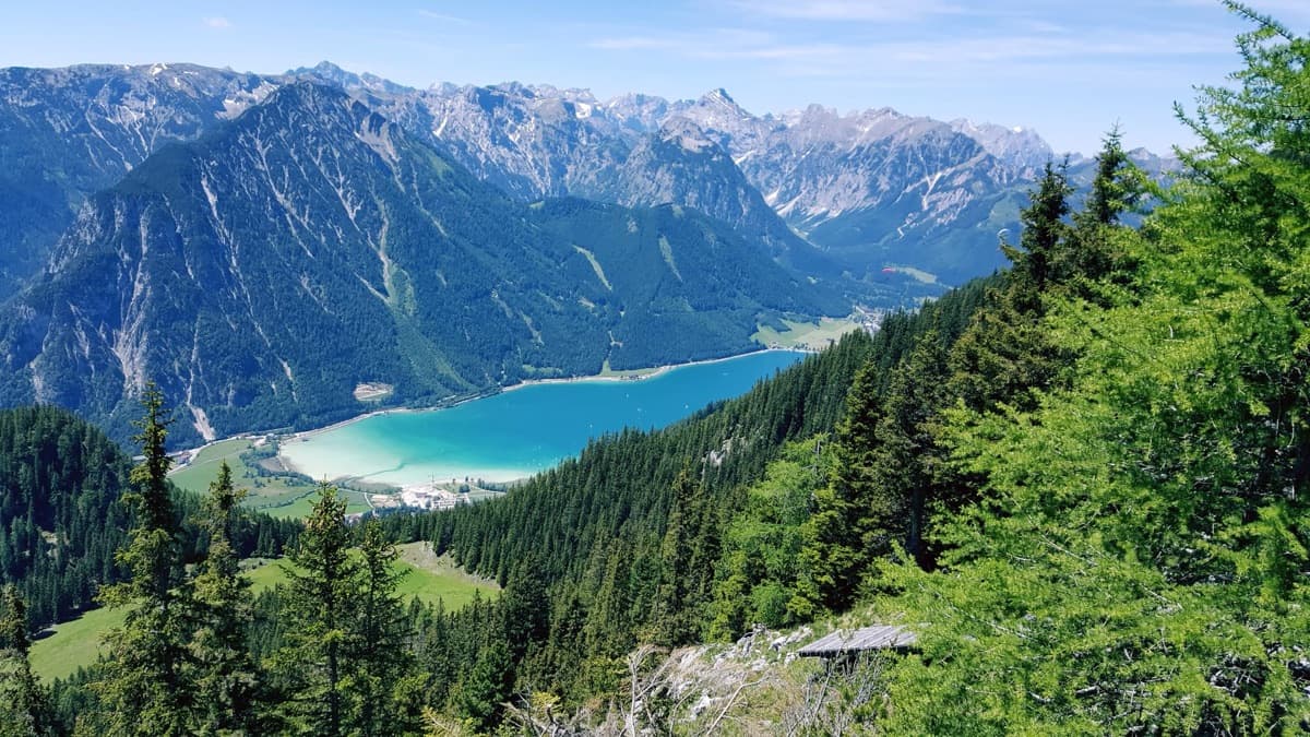 Alpine landscape along Rofan-Rundwanderung